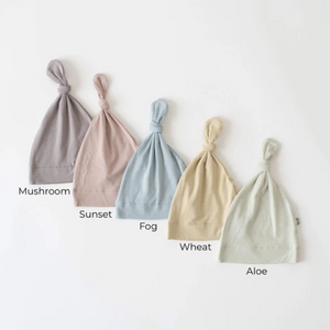 Kyte Baby Knotted Cap in Fog