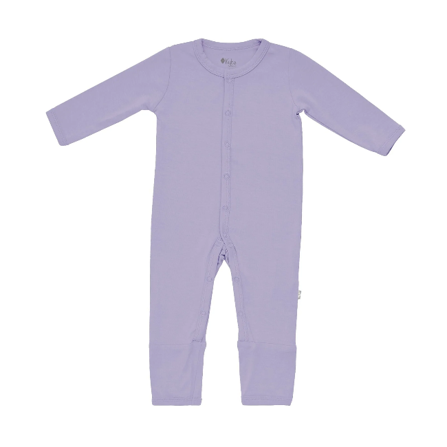 Kyte Baby Snap Romper in Taro