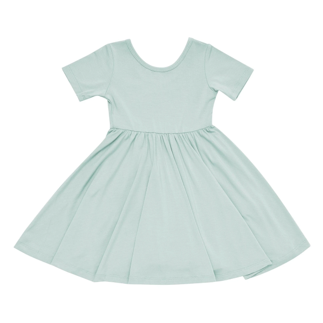 kyte baby twirl dress in sage