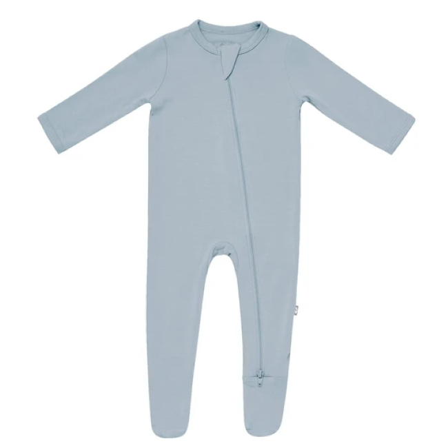 Kyte Baby Zippered Footie in Fog