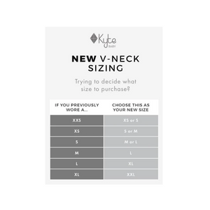 kyte mama relaxed fit v-neck in aloe