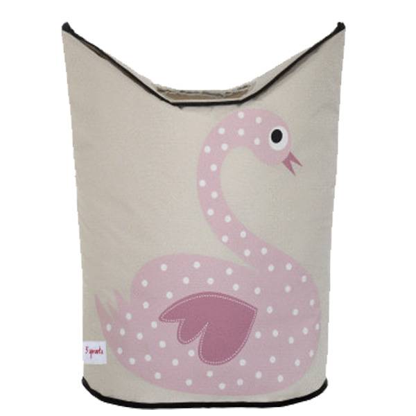 3 sprouts laundry hamper - swan