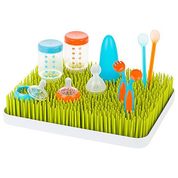 boon lawn countertop drying rack - spring green