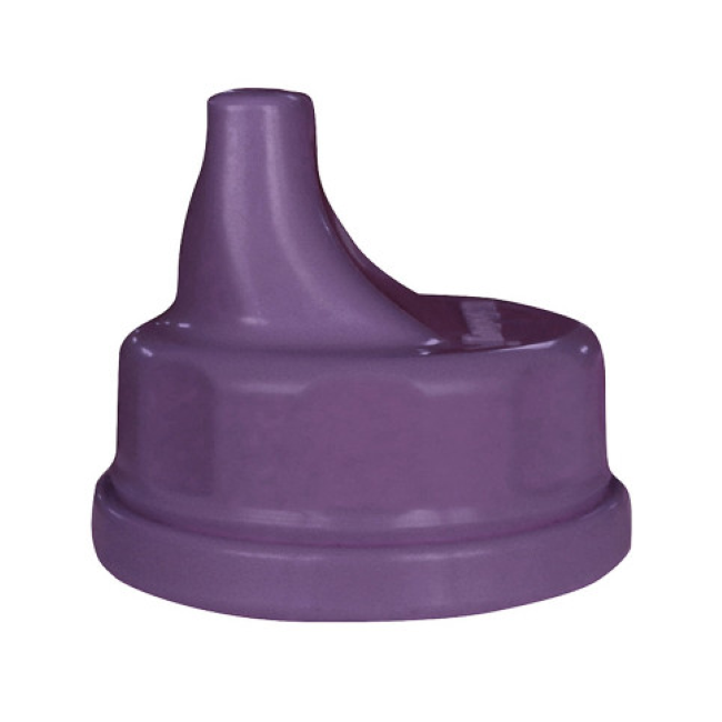 lifefactory single-colour sippy cap set - grape 2pk