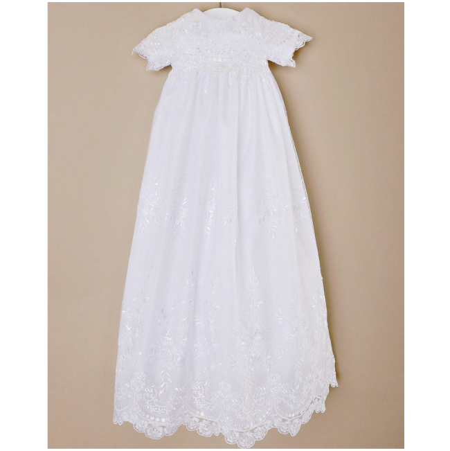 little things mean a lot lillian white christening gown with shawl