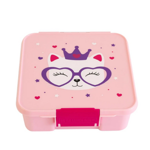 little lunch box company bento five kitty lunch box (new latch!)