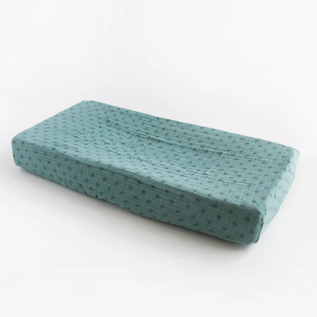 Little Unicorn Cotton Muslin Changing Pad Cover - Wallflower