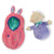 manhattan toy snuggle pods hunny bunny - pink