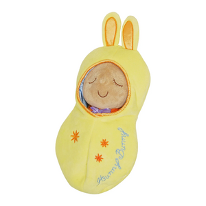 manhattan toy snuggle pods hunny bunny - yellow