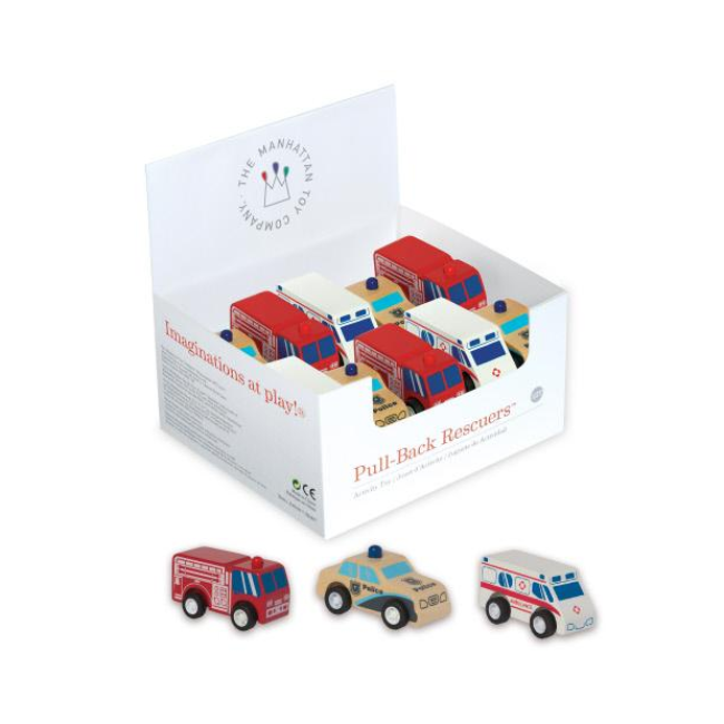 Manhattan Toy Pull-Back Rescuers
