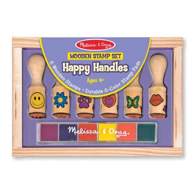 melissa & doug happy handle stamp set