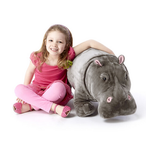 melissa & doug giant hippopotamus plush