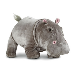 melissa & doug giant hippopotamus plush