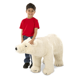 melissa & doug giant polar bear plush