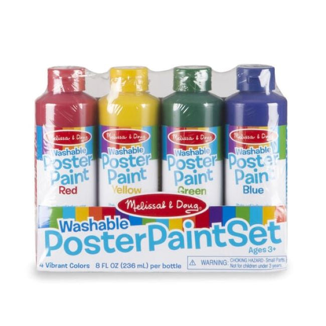 melissa & doug 4pk poster paint set