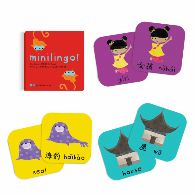 minilingo; card game - mandarin/english