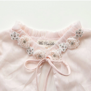miss rose sister violet beaded caplet