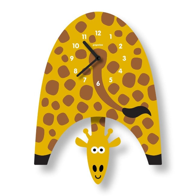 Popclox Pendulum Wall Clock - Giraffe