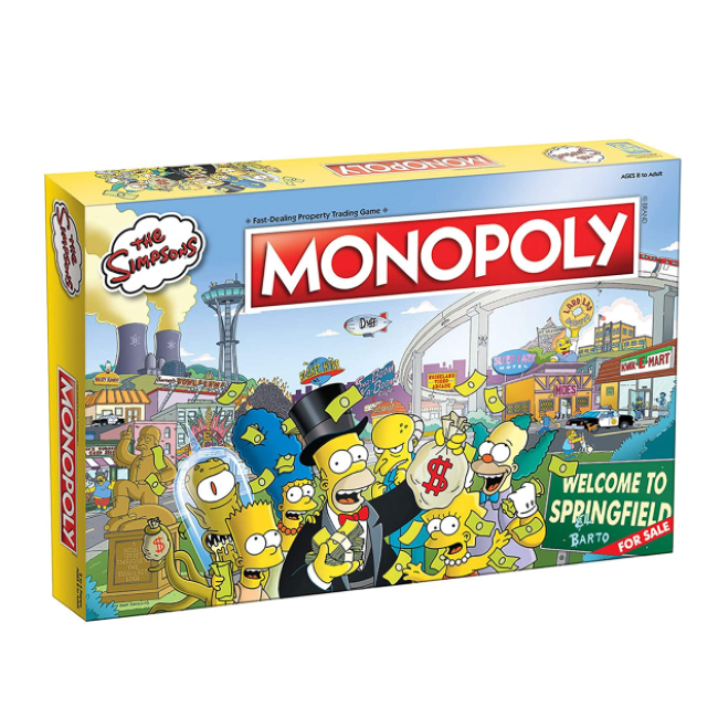 usaopoly inc monopoly - the simpsons