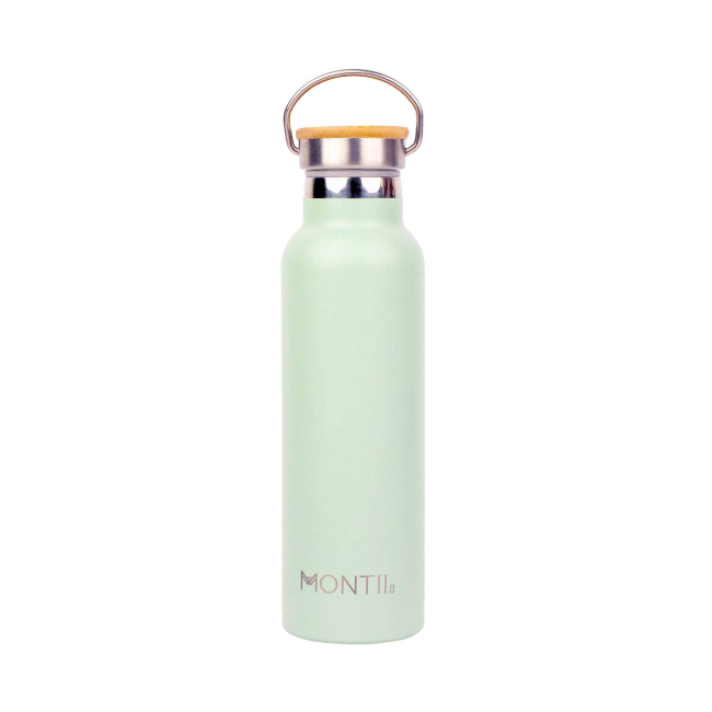 montii co insulated original water bottle 600ml - eucalyptus