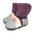 nooks design felted wool booties - embroidered dream on