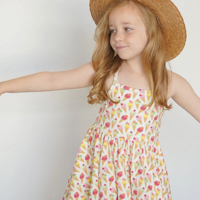 ollie jay camila dress - ice cream scoop