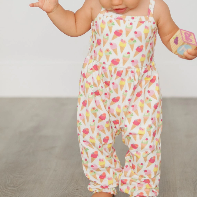 ollie jay camila romper - ice cream scoop