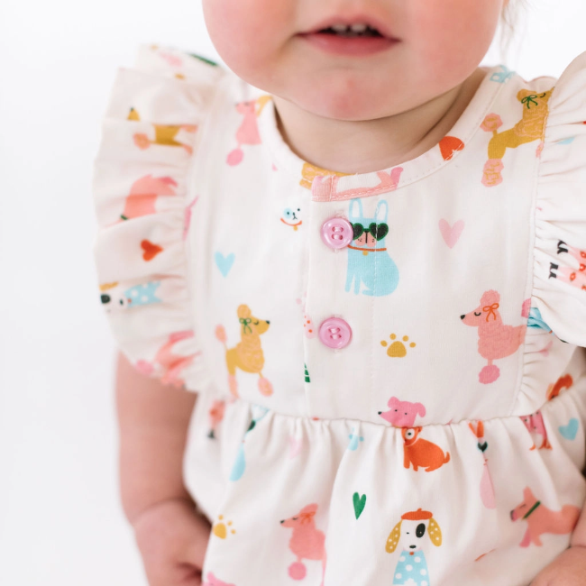ollie jay betsy romper - puppy love