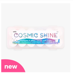 ooly cosmic shine acrylic craft paint - 13 piece set