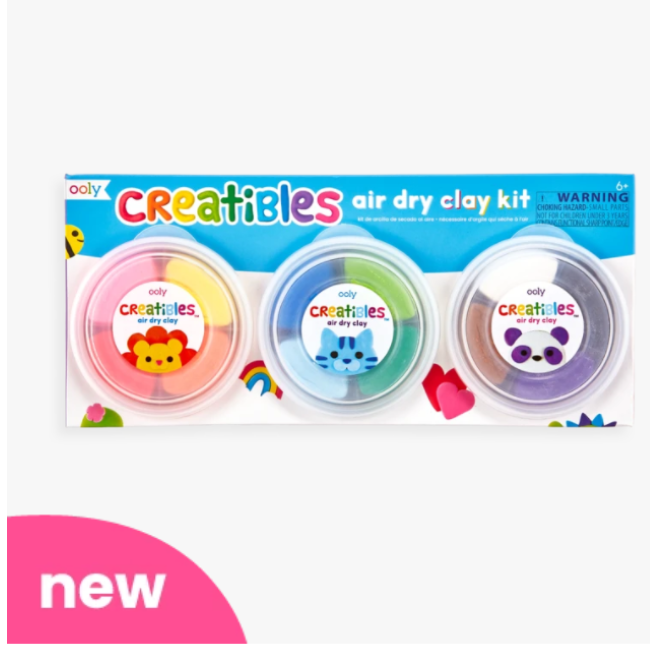 ooly creatibles diy air-dry clay kit