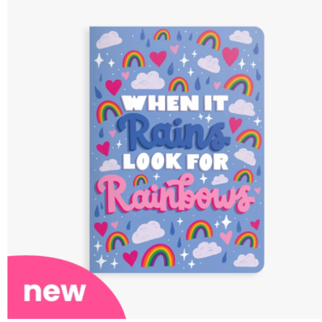 ooly jot-it! notebook look for rainbow