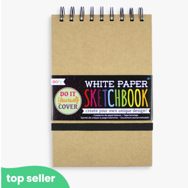 ooly DIY sketchbook white paper - small