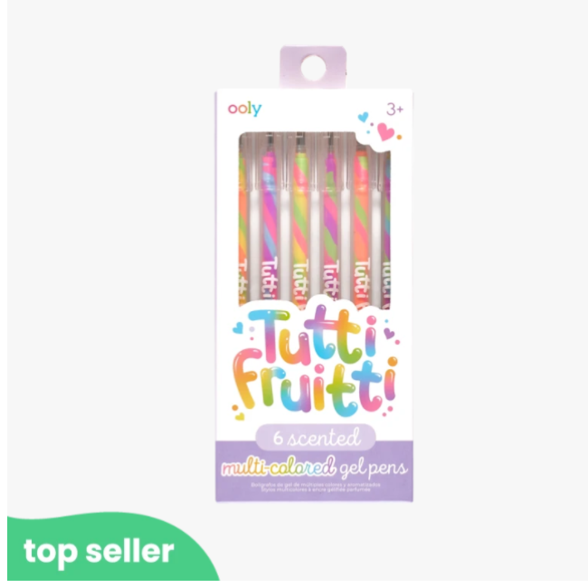 ooly tutti frutti gel pens - set of 6