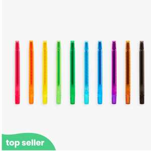 ooly yummy yummy scented twist up crayons - set of 10