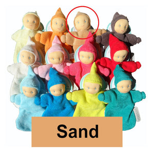 peppa hoppa baby belle organic bonding doll - sand