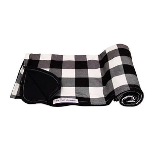the over company swaddle + car seat blanket - nyxen plaid