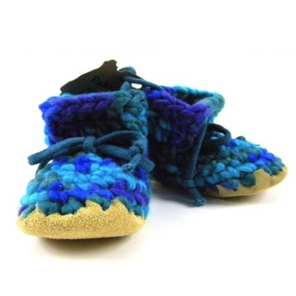 Padraig Cottage Blue Multi Slippers Children s Sizes Baby Charlotte Canada