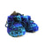 padraig cottage newborn & baby slippers - blue multi