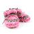 padraig cottage newborn & baby slippers - pink stripe