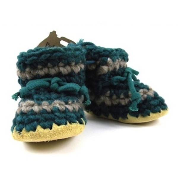Padraig Cottage Forest Stripe Slippers Youth Sizes Baby