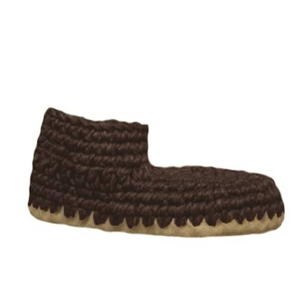 padraig cottage mens slippers - brownish-grey