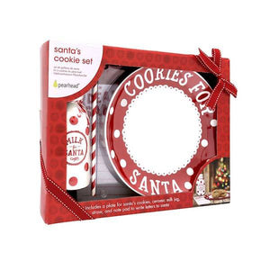 pearhead santa's cookie set