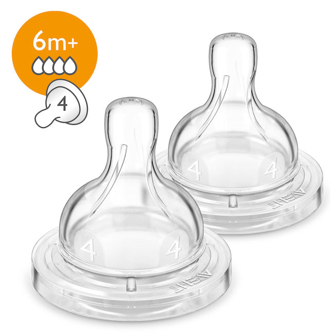 Philips Avent Anti-Colic Nipple - Fast Flow 6m+