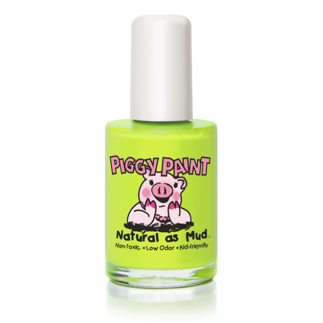 piggy paint natural nail polish 15ml - lime time