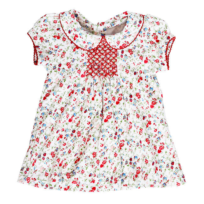 pineapple sunshine poppy floral dress