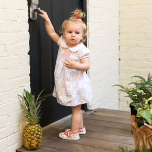 pineapple sunshine madison floral dress with ruffle bloomers