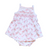 pineapple sunshine pink flamingo smocked dress