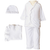 little things mean a lot girls 4 piece bamboo layette set - white