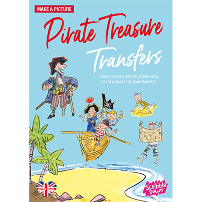 playwell scribble down transfers pirate treasure