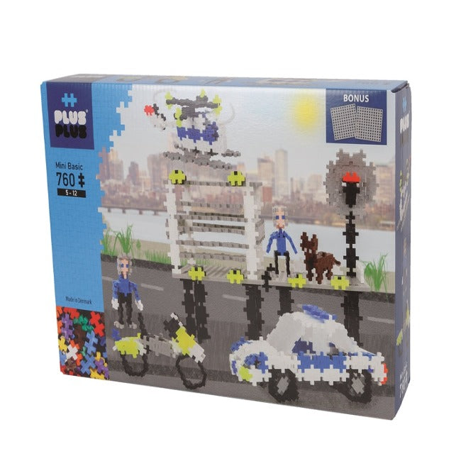 Plus Plus Mini Basic Police 760 pcs Boxed Set